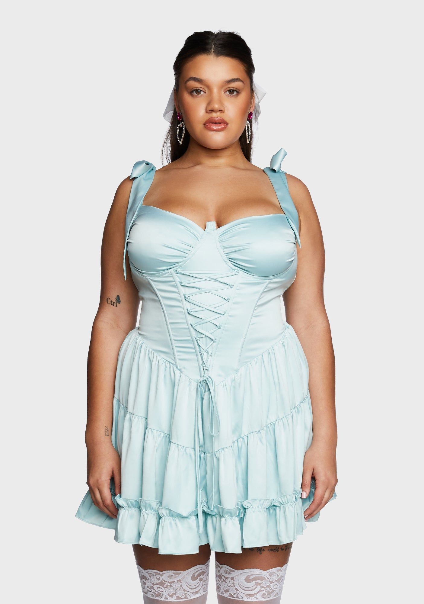 Plus Heir Apparent Mini Dress sold by Dolls Kill