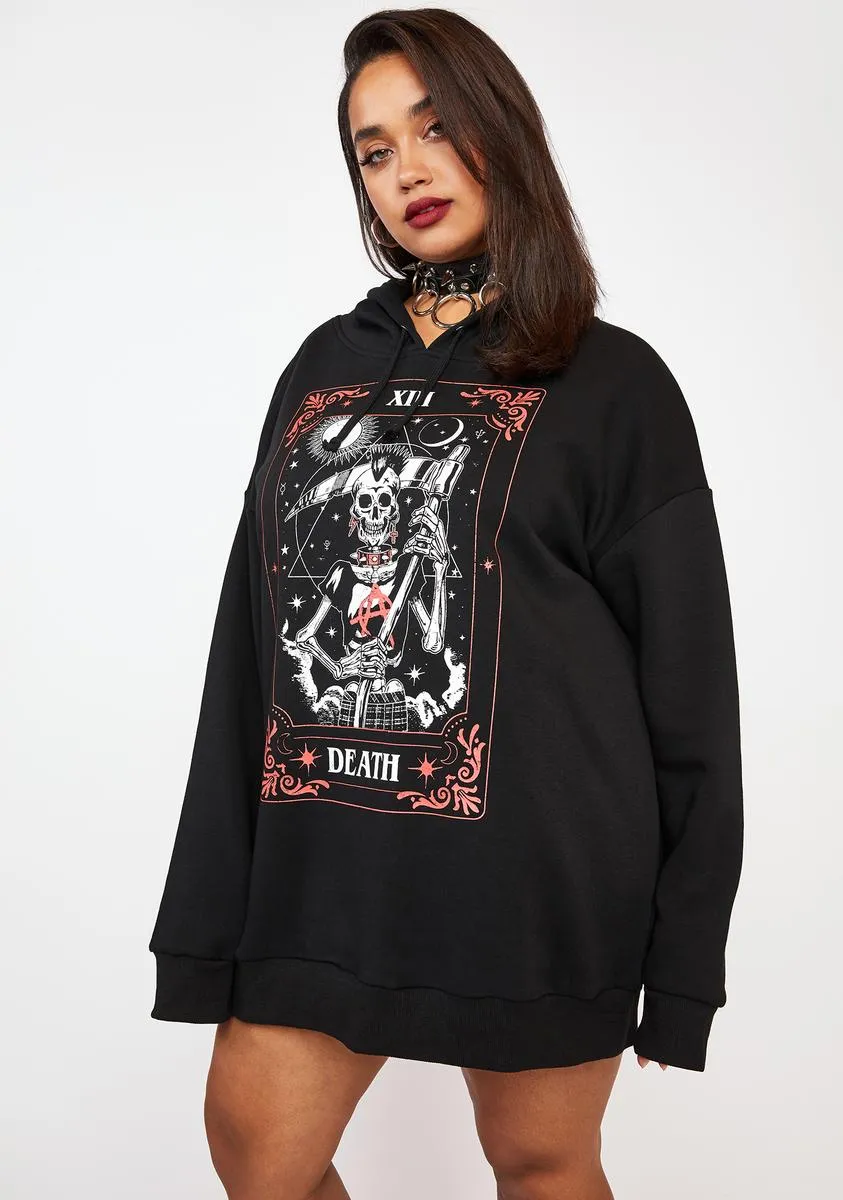 Go Against The Grain Tarot Hoodie sold by Dolls Kill product image thumbnail 2