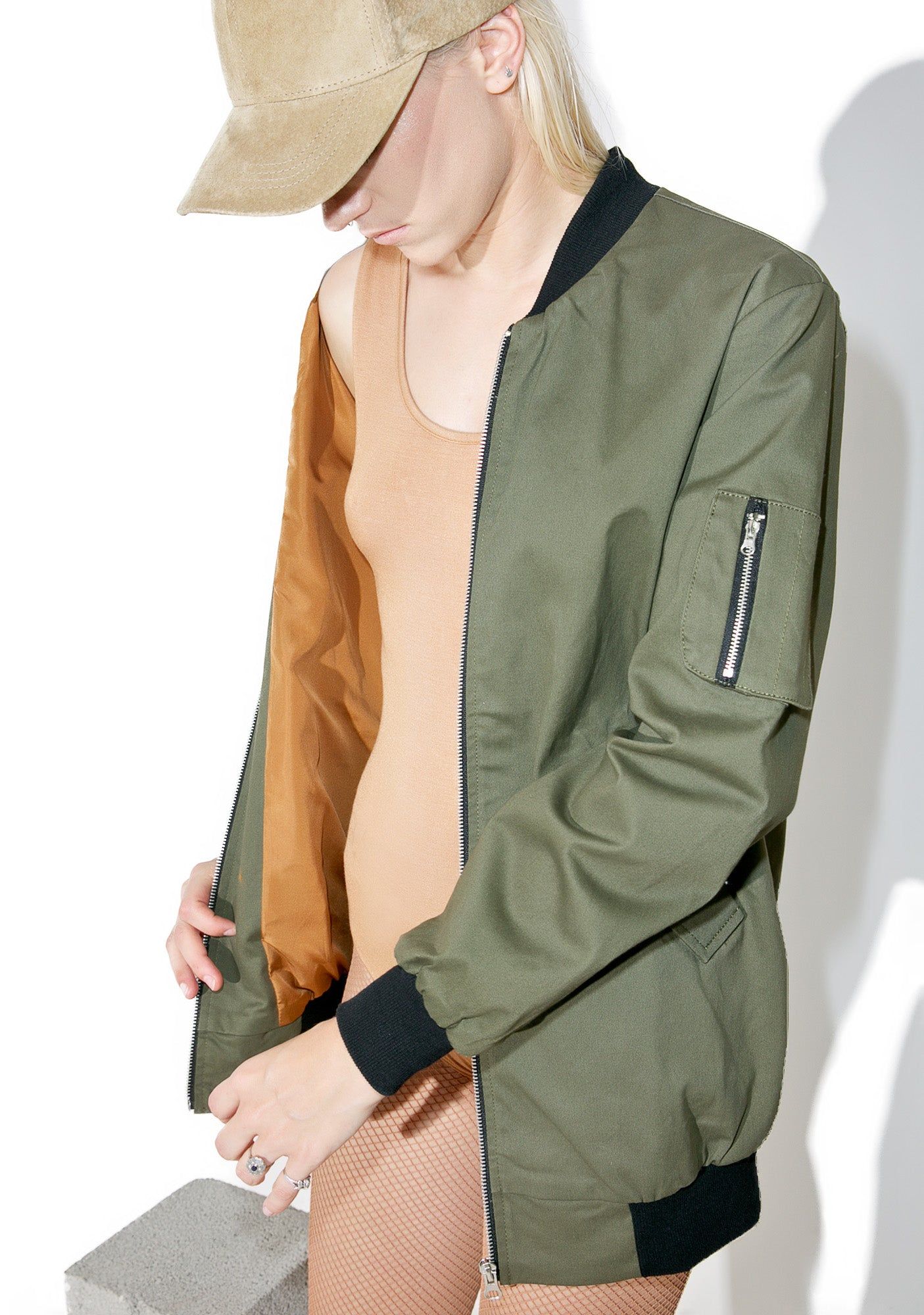 Command No Chance Bomber Jacket sold by Dolls Kill product image thumbnail 3