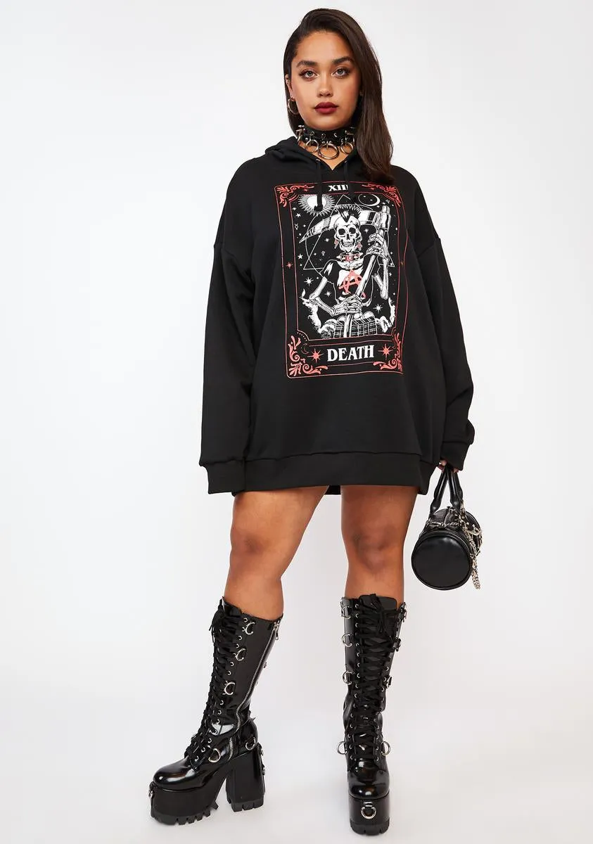 Go Against The Grain Tarot Hoodie sold by Dolls Kill product image thumbnail 3