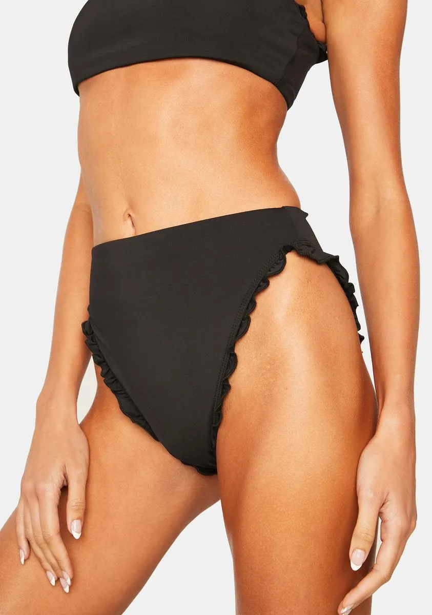 Black Pacifica Bikini Bottoms sold by Dolls Kill