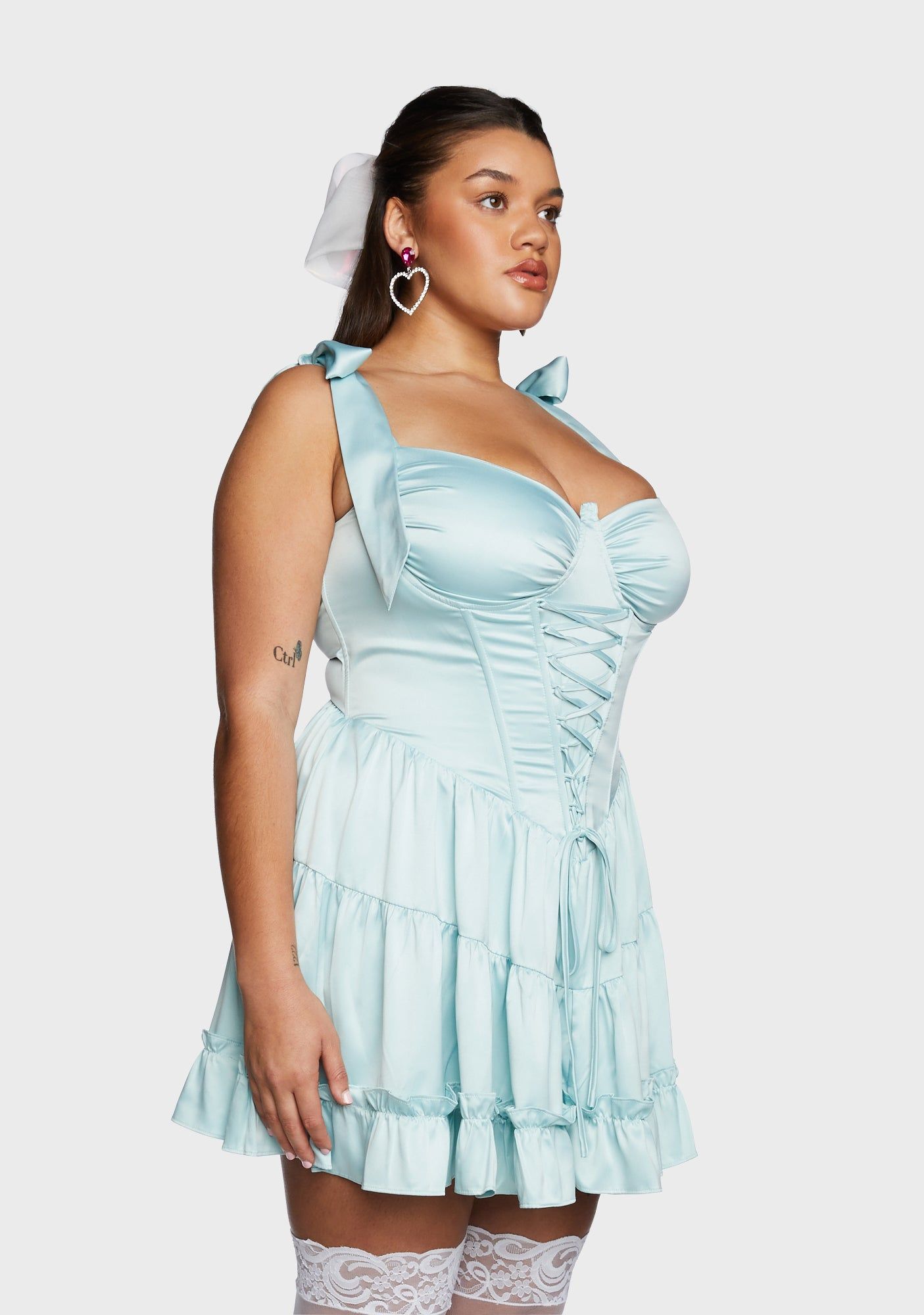 Plus Heir Apparent Mini Dress sold by Dolls Kill product image thumbnail 5