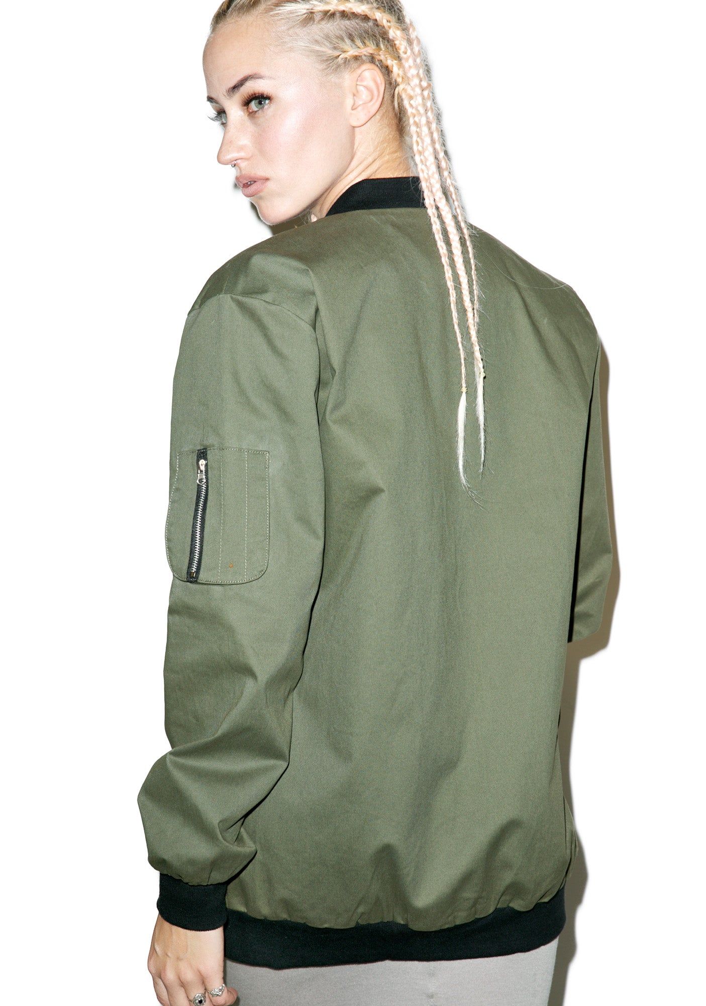 Command No Chance Bomber Jacket sold by Dolls Kill product image thumbnail 2