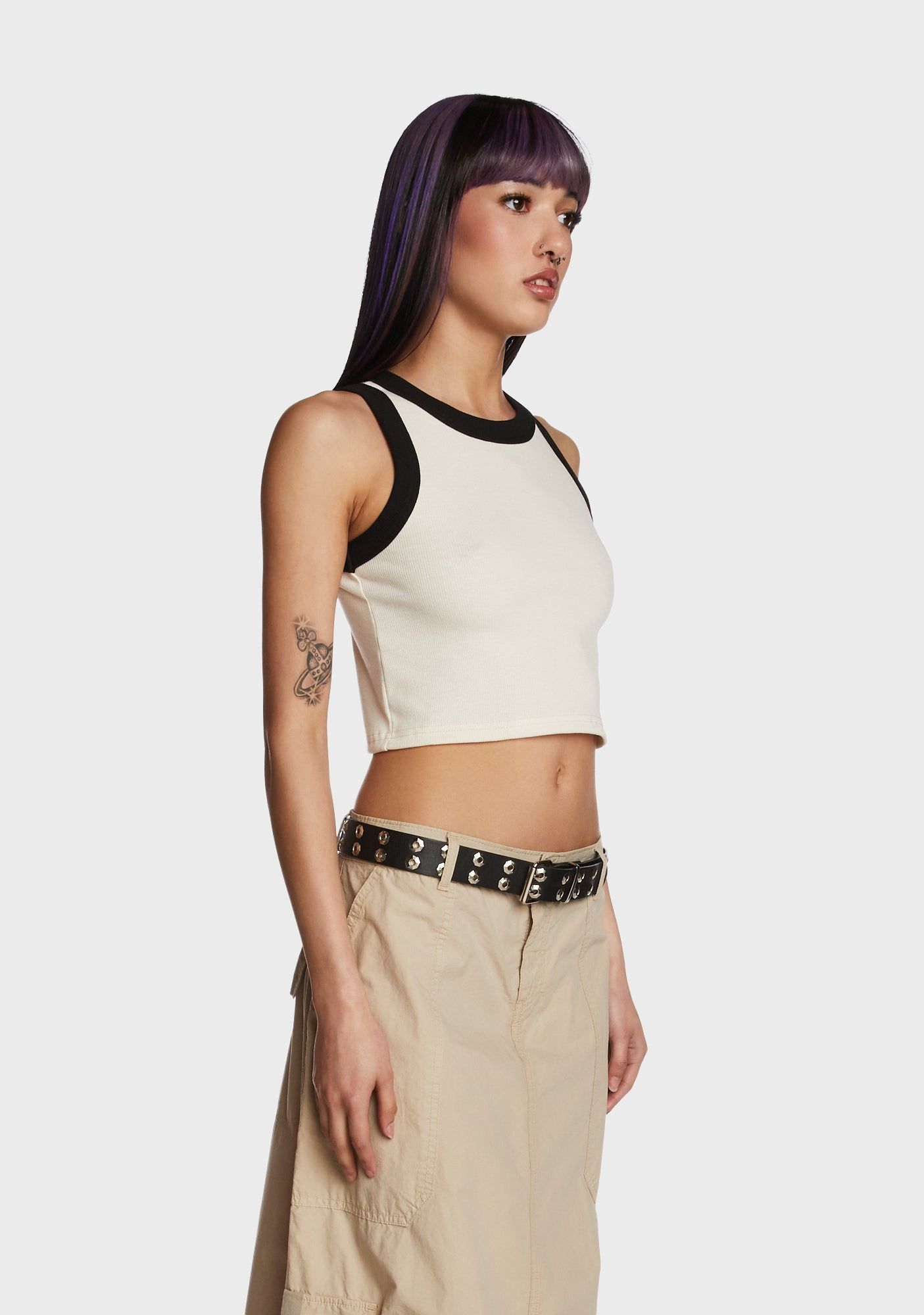 The Favorite Crop Top - White sold by Dolls Kill product image thumbnail 4