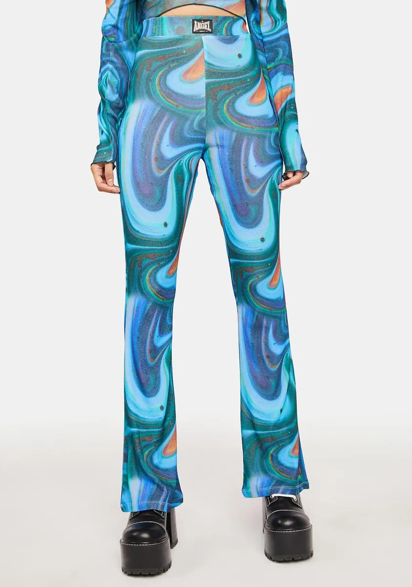 Swirl Print Trousers sold by Dolls Kill