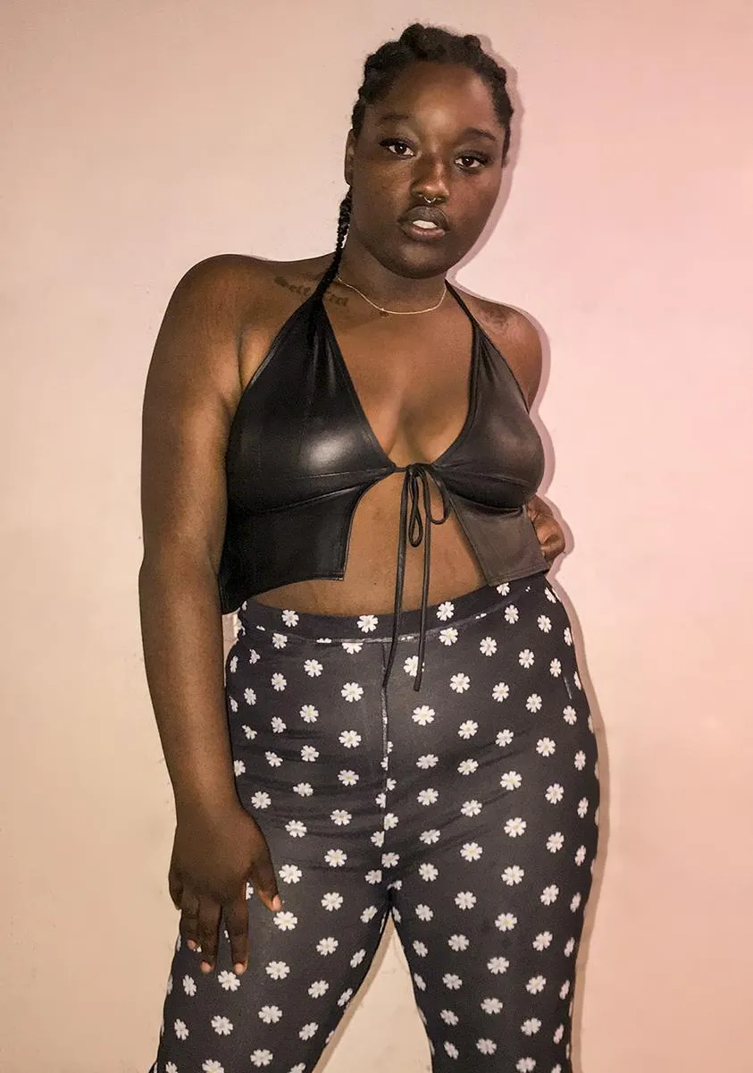 Forever Pain Proof Halter Crop Top sold by Dolls Kill product image thumbnail 4