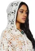 Palms Retreat Cropped Crochet Cardigan-Off White sold by Dolls Kill