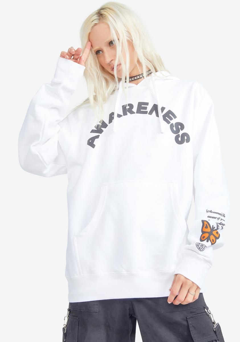 Awareness Graphic Hoodie sold by Dolls Kill