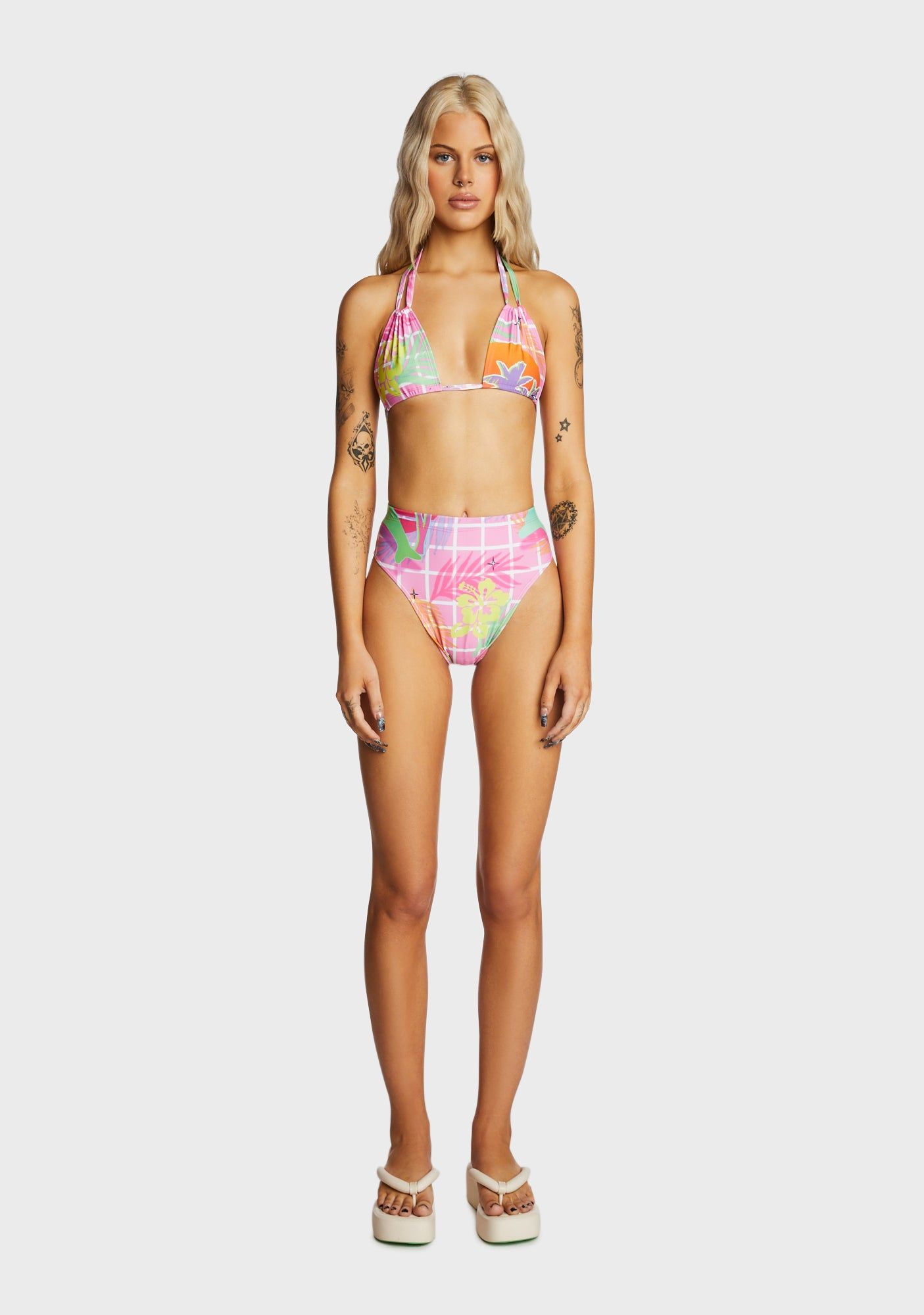 Aloha Bikini Set sold by Dolls Kill