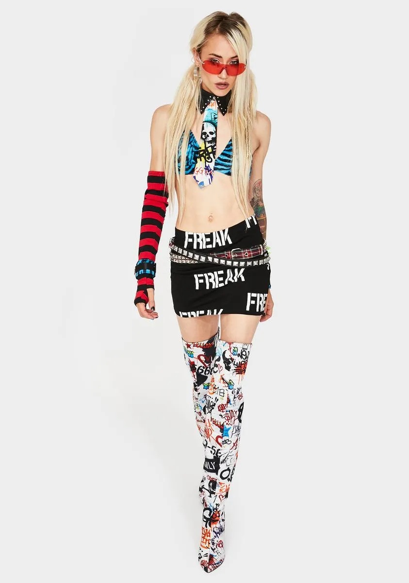 Freak Show Mini Skirt sold by Dolls Kill product image thumbnail 3
