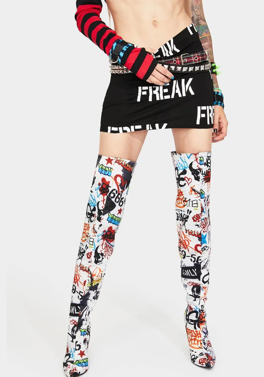 Freak Show Mini Skirt sold by Dolls Kill product image thumbnail 2