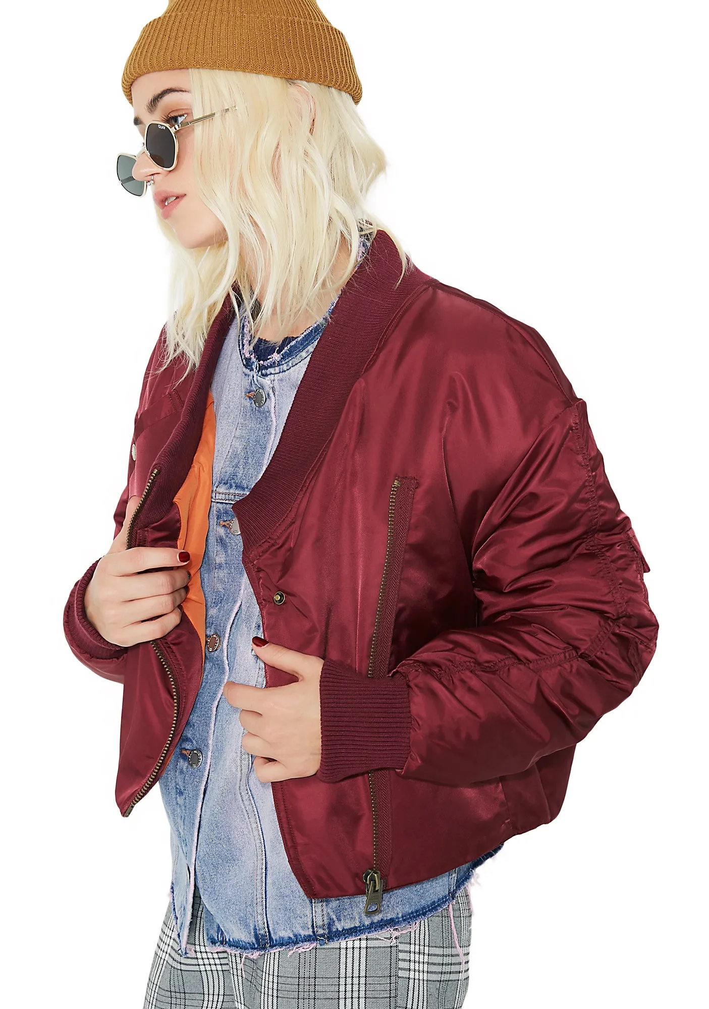 Delusion Bomber sold by Dolls Kill product image thumbnail 4