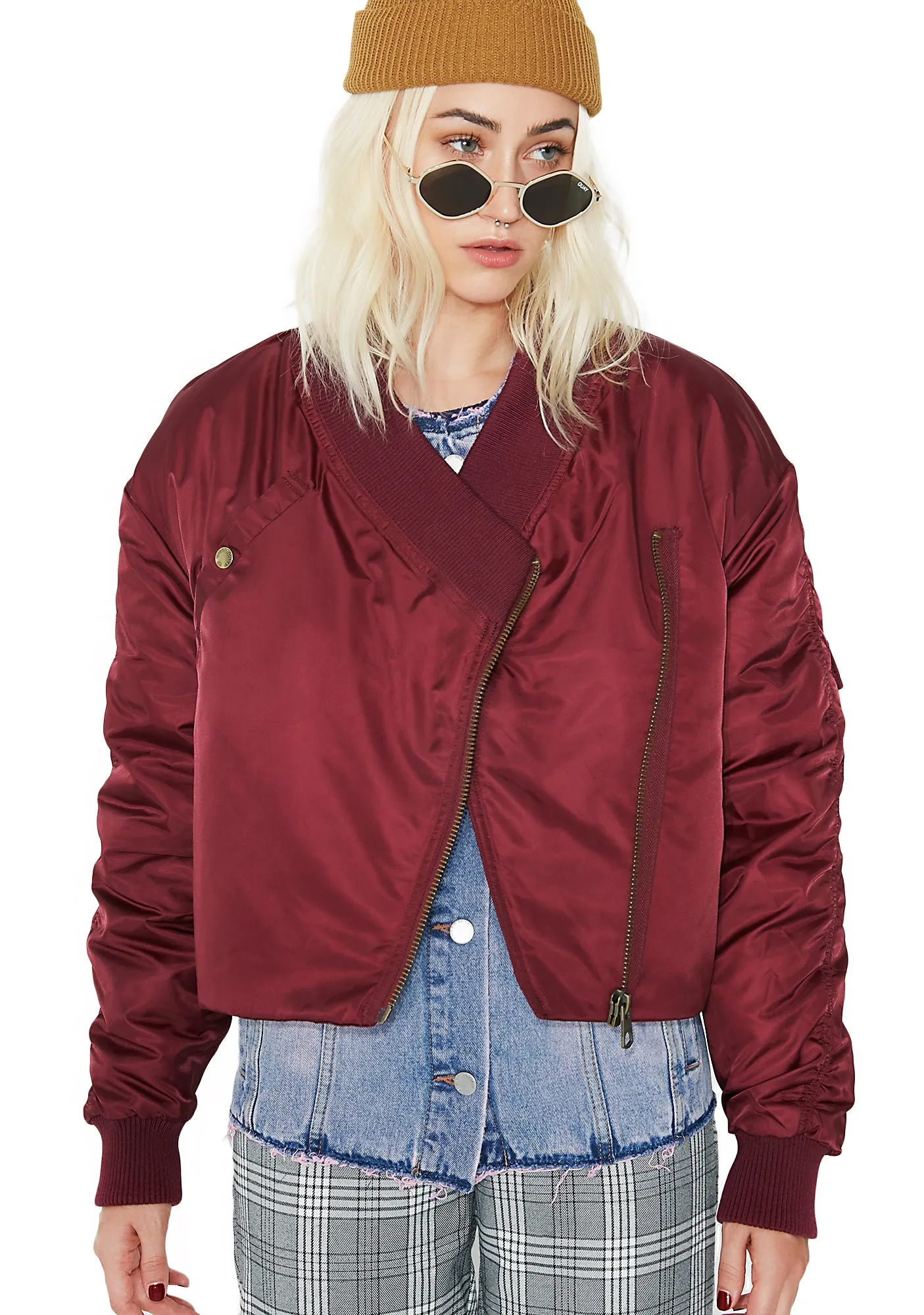 Delusion Bomber sold by Dolls Kill