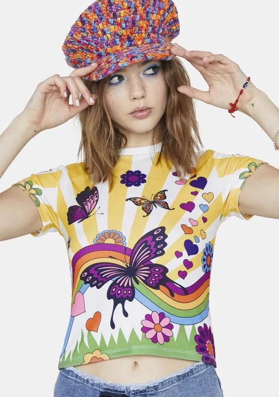 Beautiful Day Graphic Tee sold by Dolls Kill