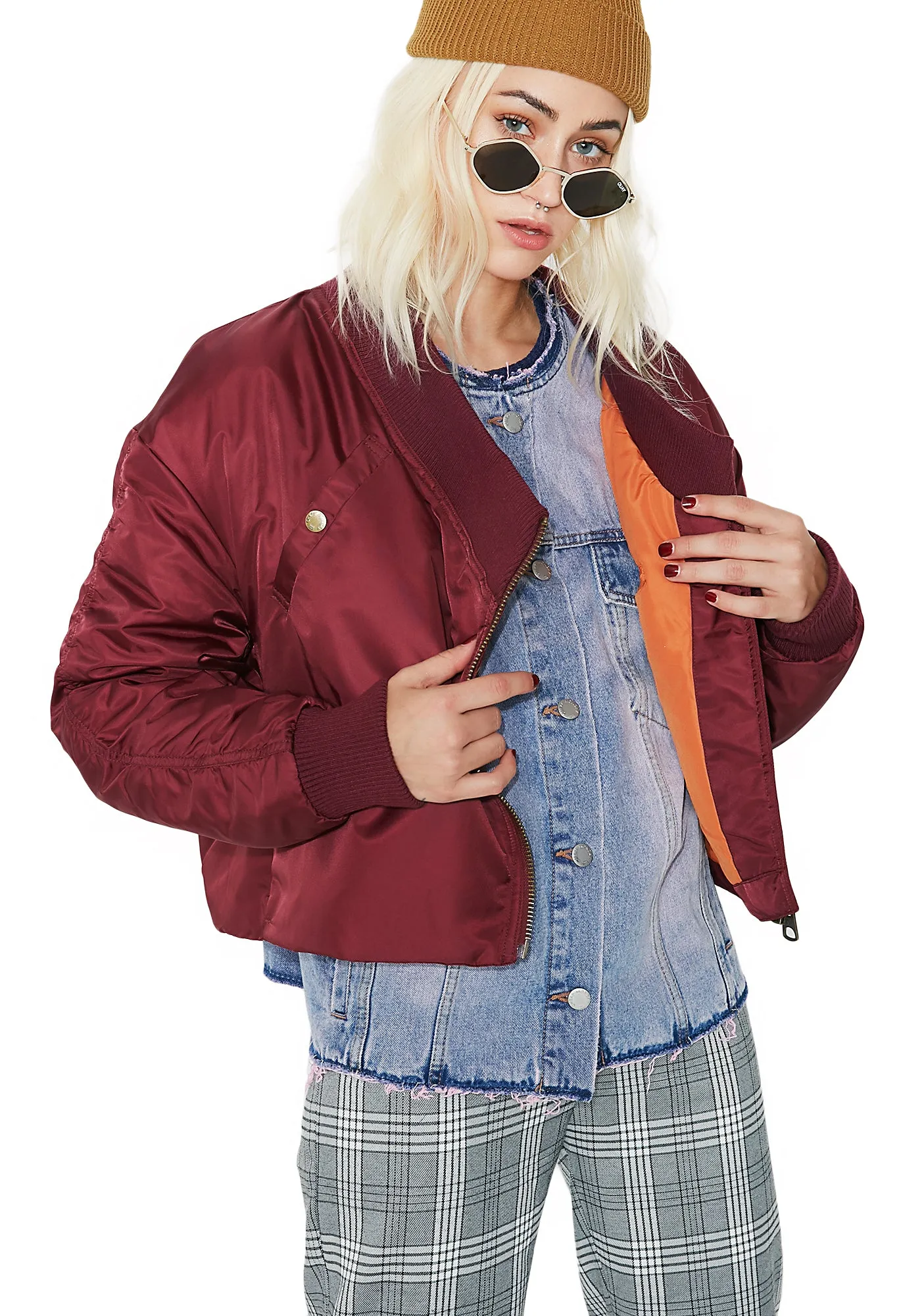 Delusion Bomber sold by Dolls Kill product image thumbnail 3