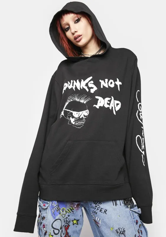 Punk Is Not Dead Hoodie sold by Dolls Kill