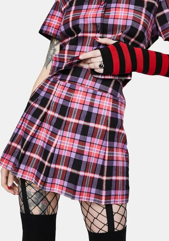 Purple Bug Off Skort sold by Dolls Kill