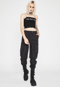 Face Off Cargo Pants sold by Dolls Kill