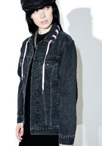 Shackle Denim Jacket sold by Dolls Kill