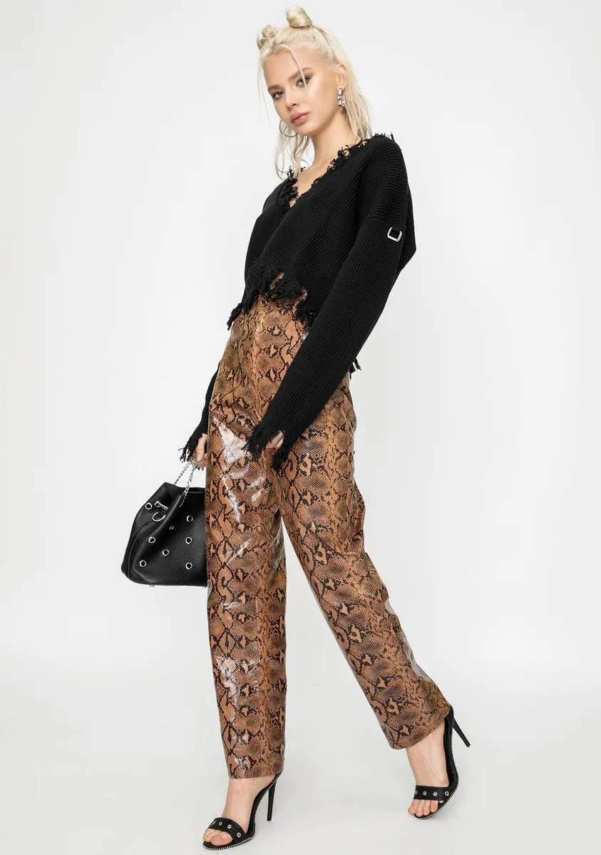 Slash Snakeskin Pants sold by Dolls Kill product image thumbnail 3