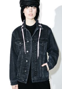 Shackle Denim Jacket sold by Dolls Kill