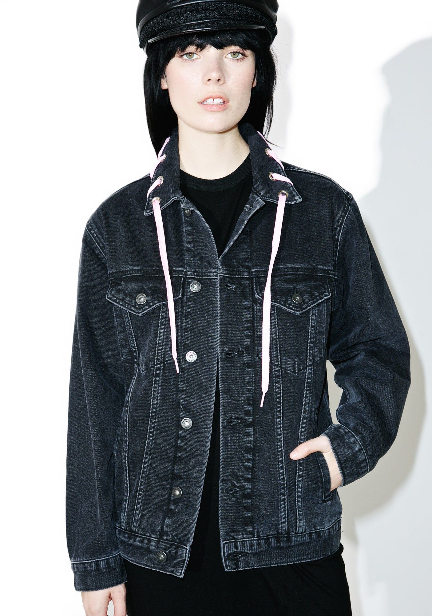 Shackle Denim Jacket sold by Dolls Kill product image thumbnail 4