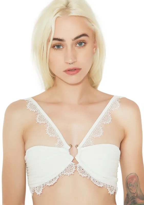La Rochelle Bandeau Bikini Top sold by Dolls Kill