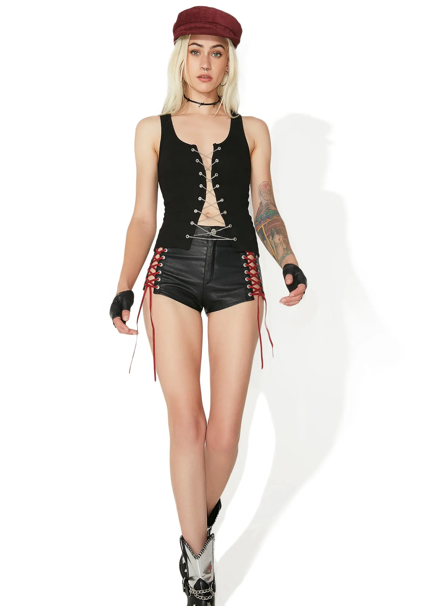 Wasteland Chain Tank sold by Dolls Kill product image thumbnail 5