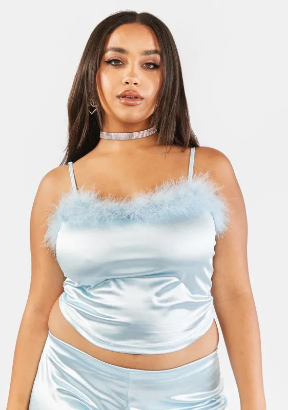 Plus Cloudy Exes and OMGs Satin Tank sold by Dolls Kill