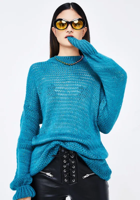 See Right Thru Sweater sold by Dolls Kill