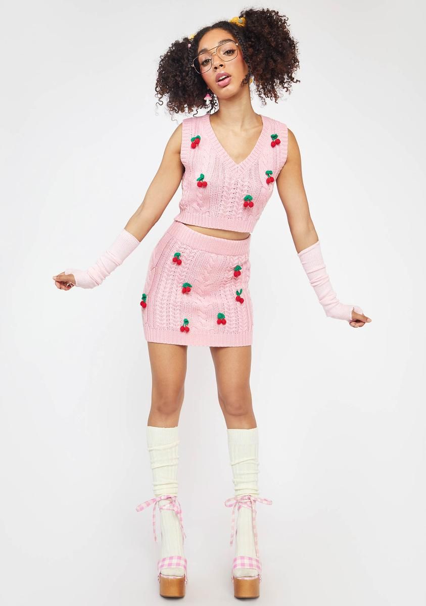 Baby At The Ripe Time Knit Sweater Vest sold by Dolls Kill product image thumbnail 3