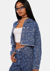 Growing Up Denim Jacket sold by Dolls Kill