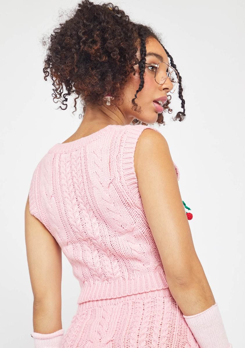 Baby At The Ripe Time Knit Sweater Vest sold by Dolls Kill product image thumbnail 4