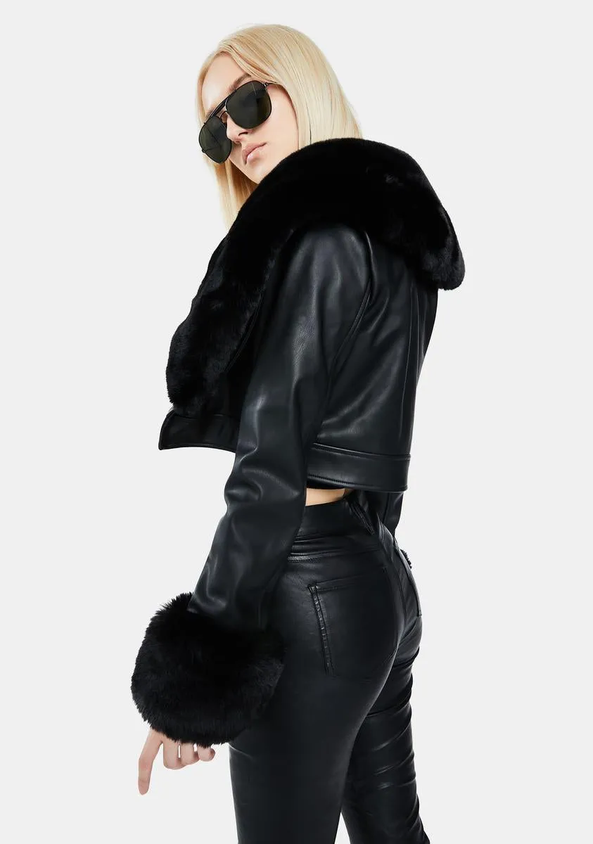 Giselle Black Coat sold by Dolls Kill product image thumbnail 4