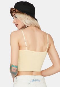 Lemon Pound Cake Cami Crop Top sold by Dolls Kill