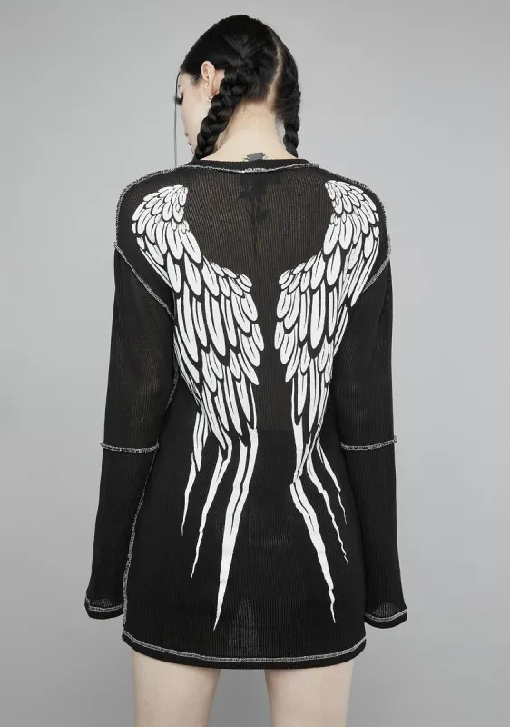 Underworld Rising Graphic Sweater sold by Dolls Kill