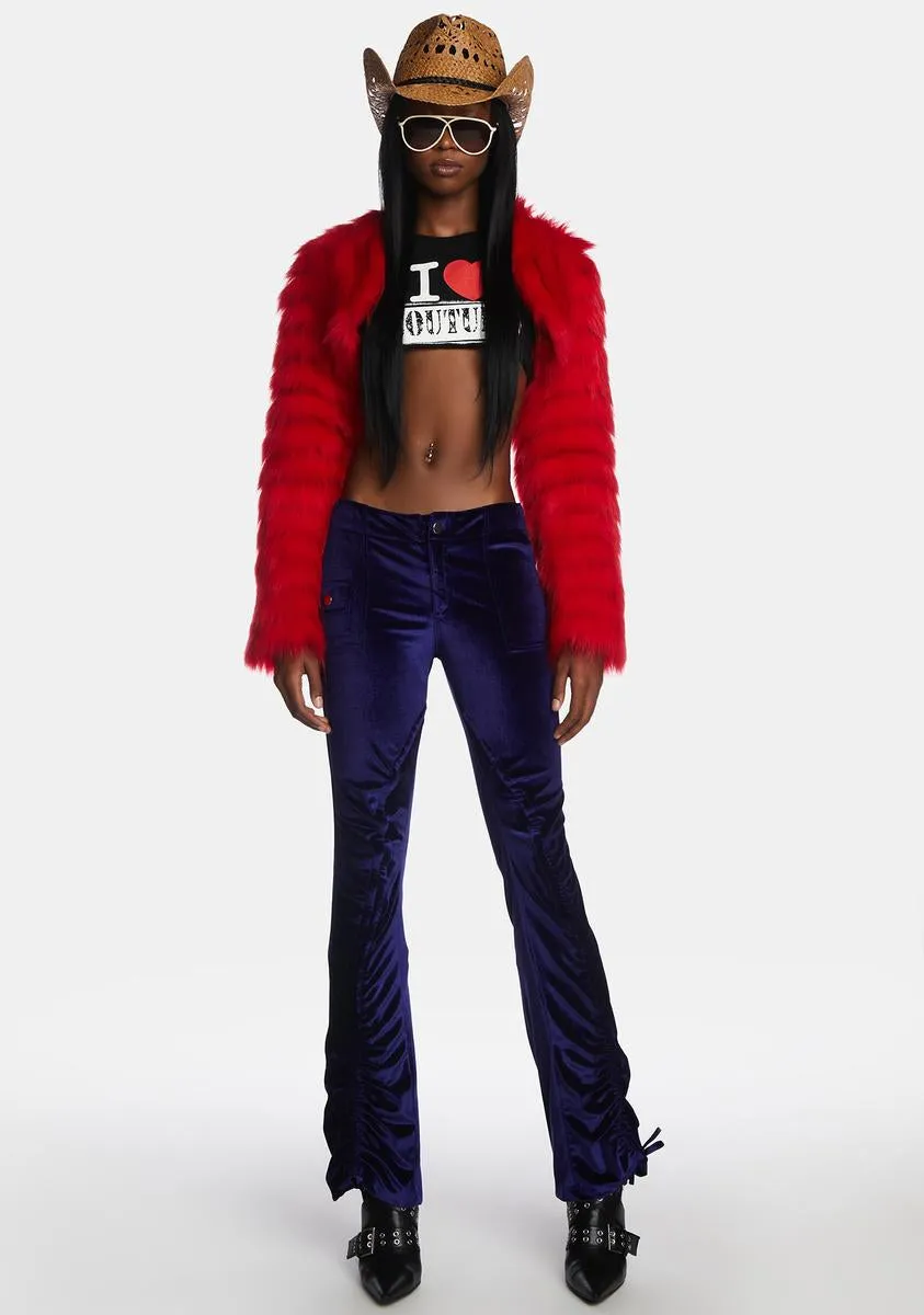 Scarlett Faux Fur Shrug sold by Dolls Kill product image thumbnail 3