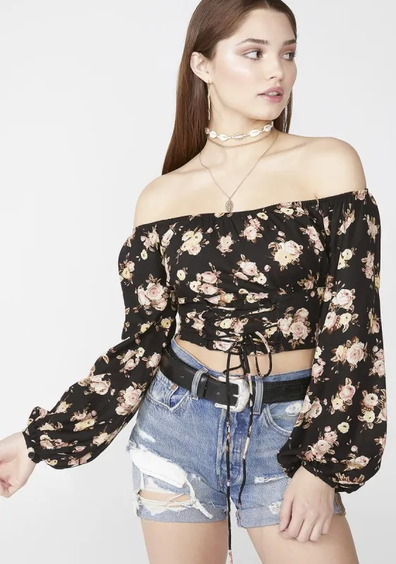 Aneca Crop Top sold by Dolls Kill