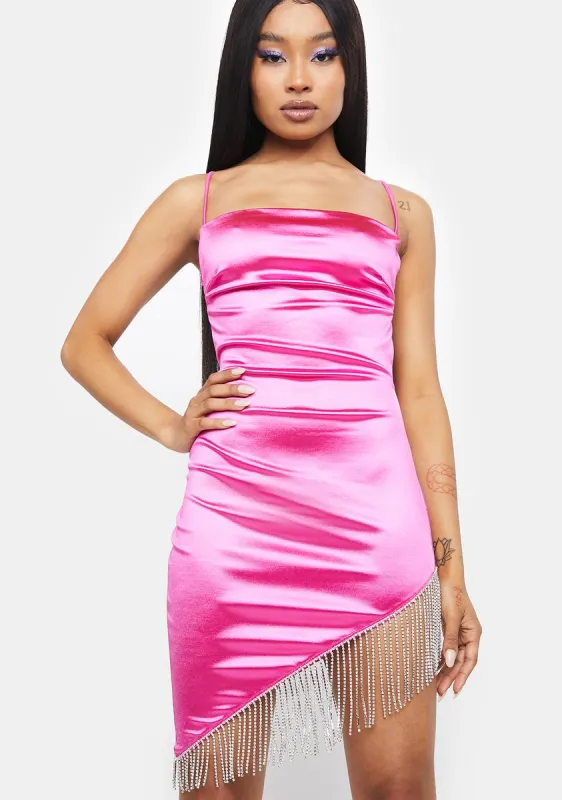Sweet Whispers Satin Bodycon Dress sold by Dolls Kill