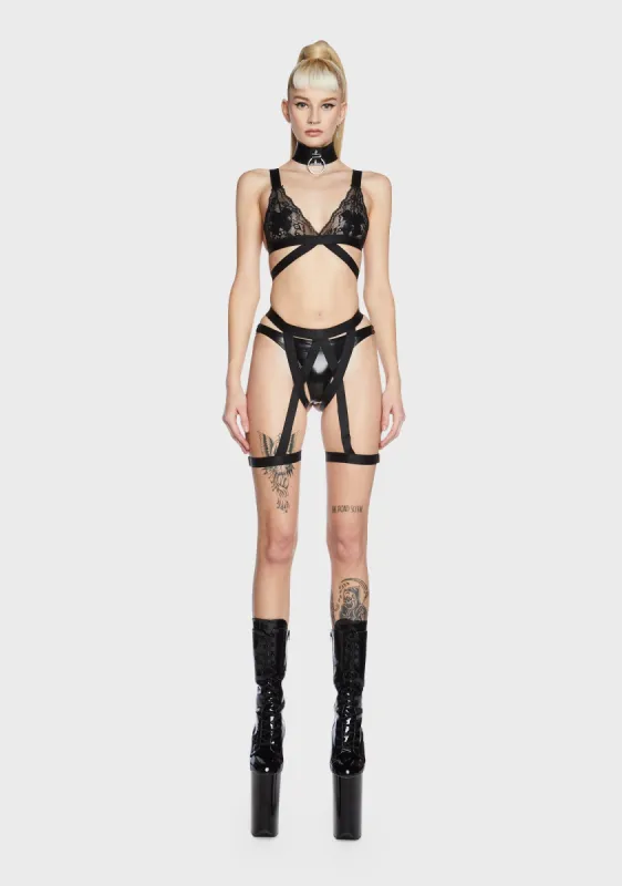 Dirty Talk Lingerie Set sold by Dolls Kill