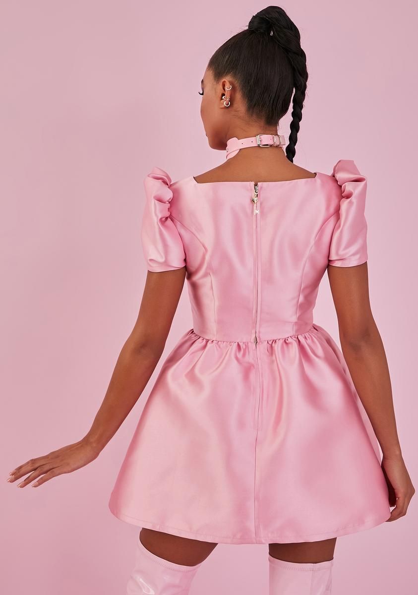Baby Your Everything Satin Dress sold by Dolls Kill product image thumbnail 4