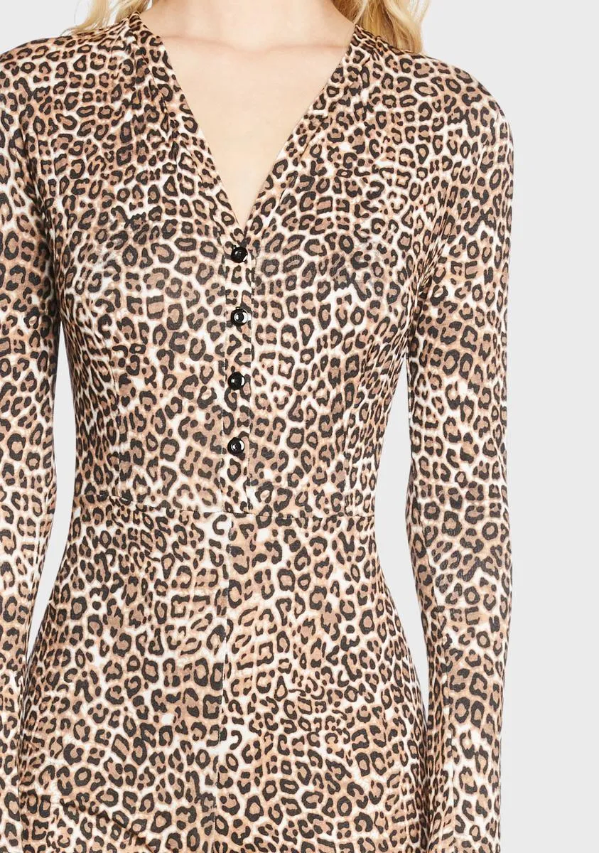 Wild Instincts Long Sleeve Romper sold by Dolls Kill product image thumbnail 2