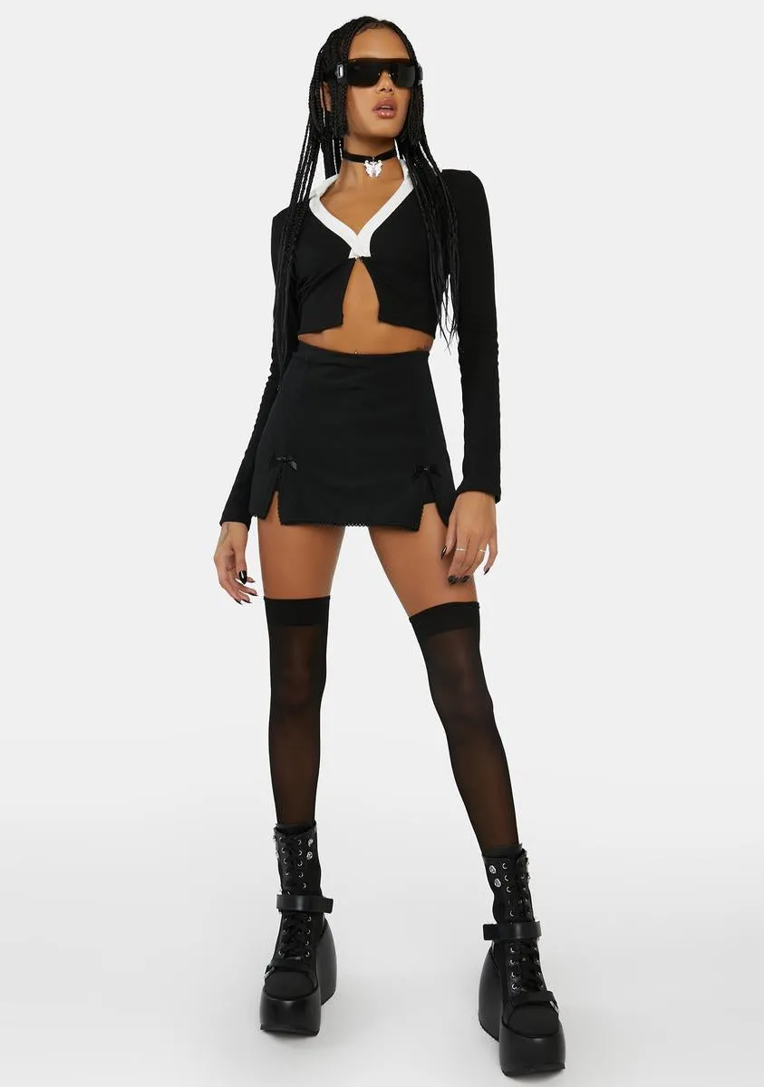 Miss Perfect Mini Skirt sold by Dolls Kill product image thumbnail 3