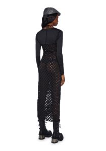 Knit Midi Dress With Sleeves sold by Dolls Kill