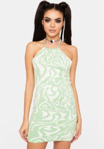 Envy Stare Me Down Mini Dress sold by Dolls Kill