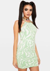 Envy Stare Me Down Mini Dress sold by Dolls Kill