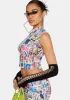 Breaking News Mesh Crop Top sold by Dolls Kill