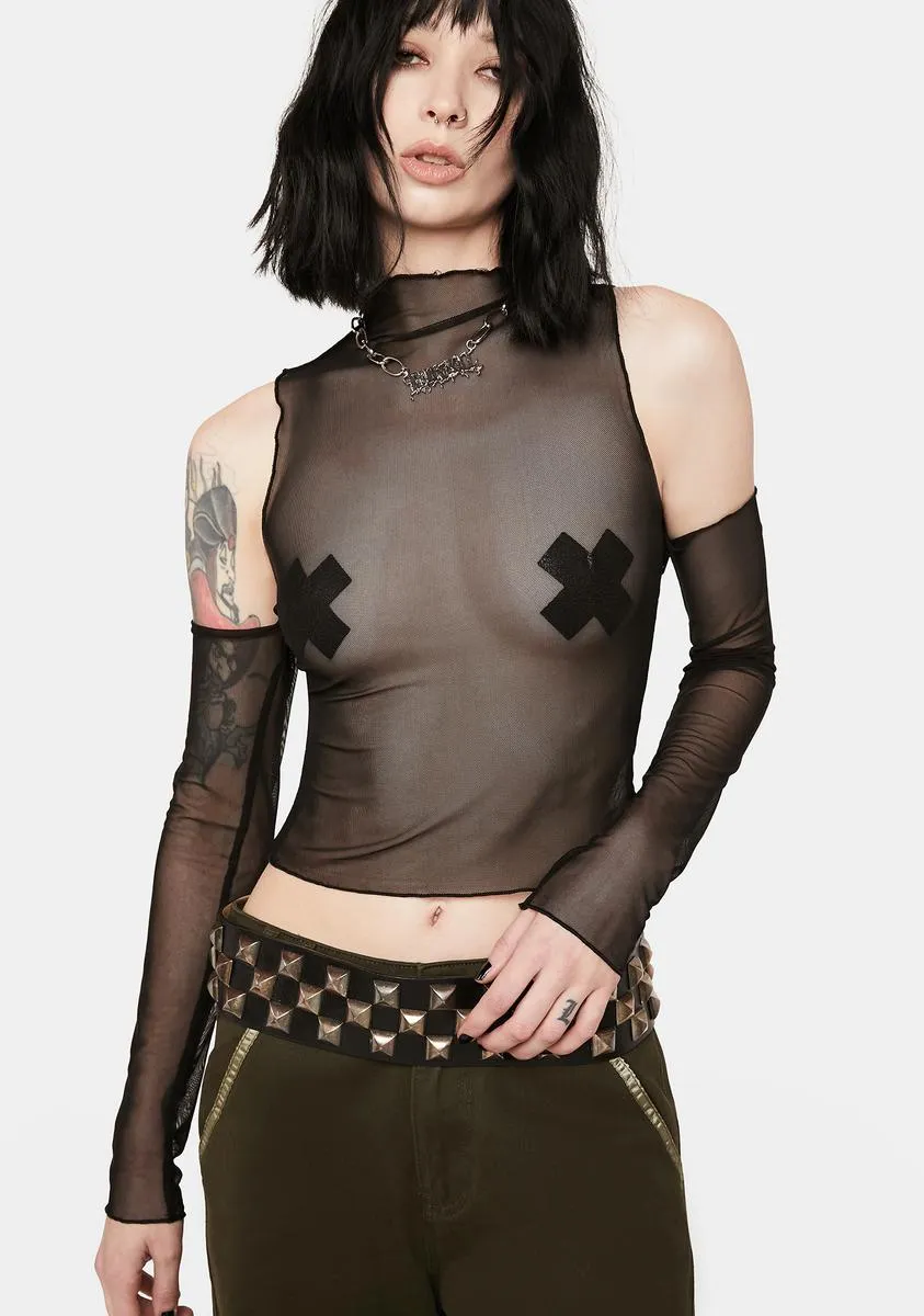 Underground Chic Mesh Top sold by Dolls Kill