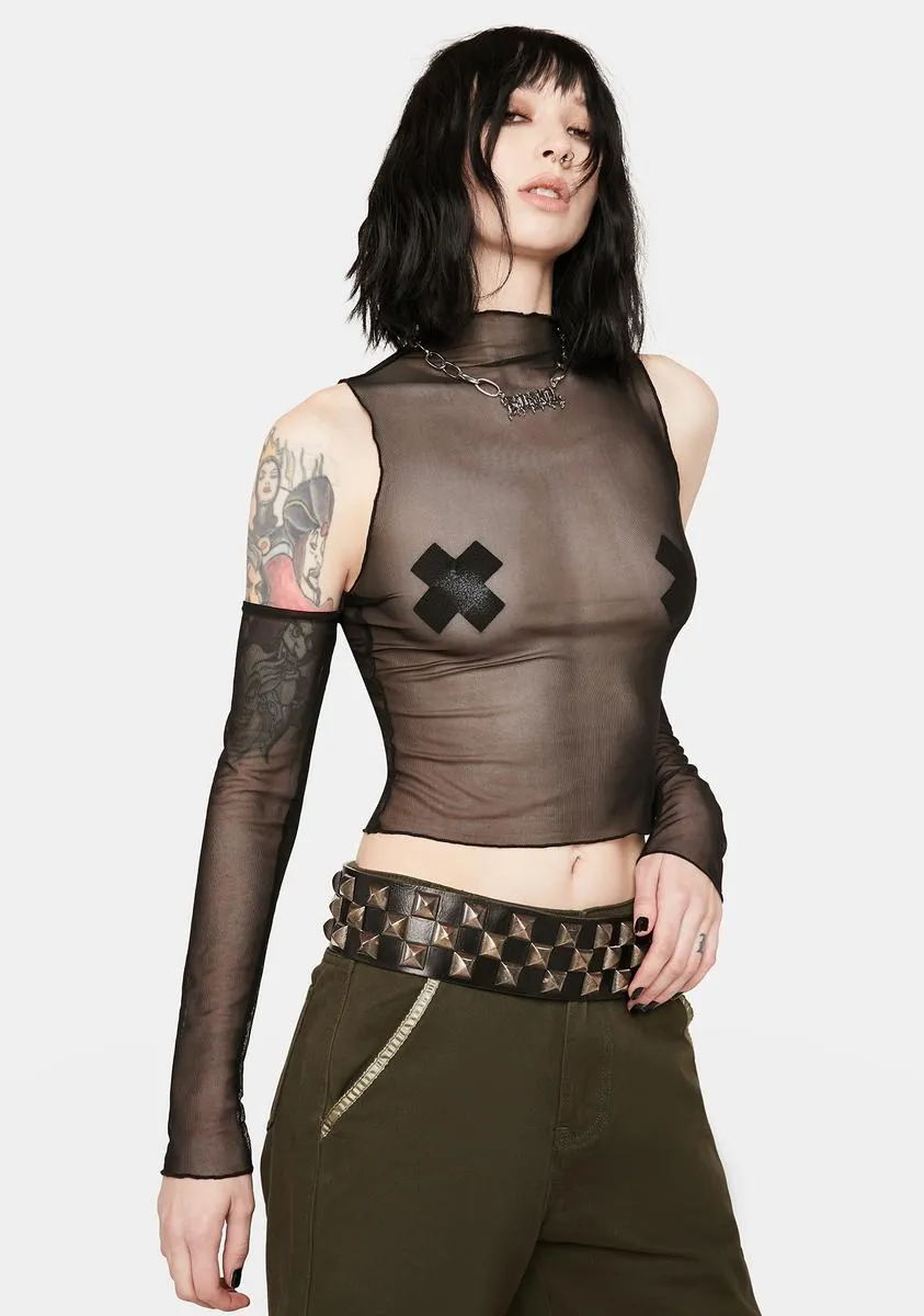 Underground Chic Mesh Top sold by Dolls Kill product image thumbnail 2