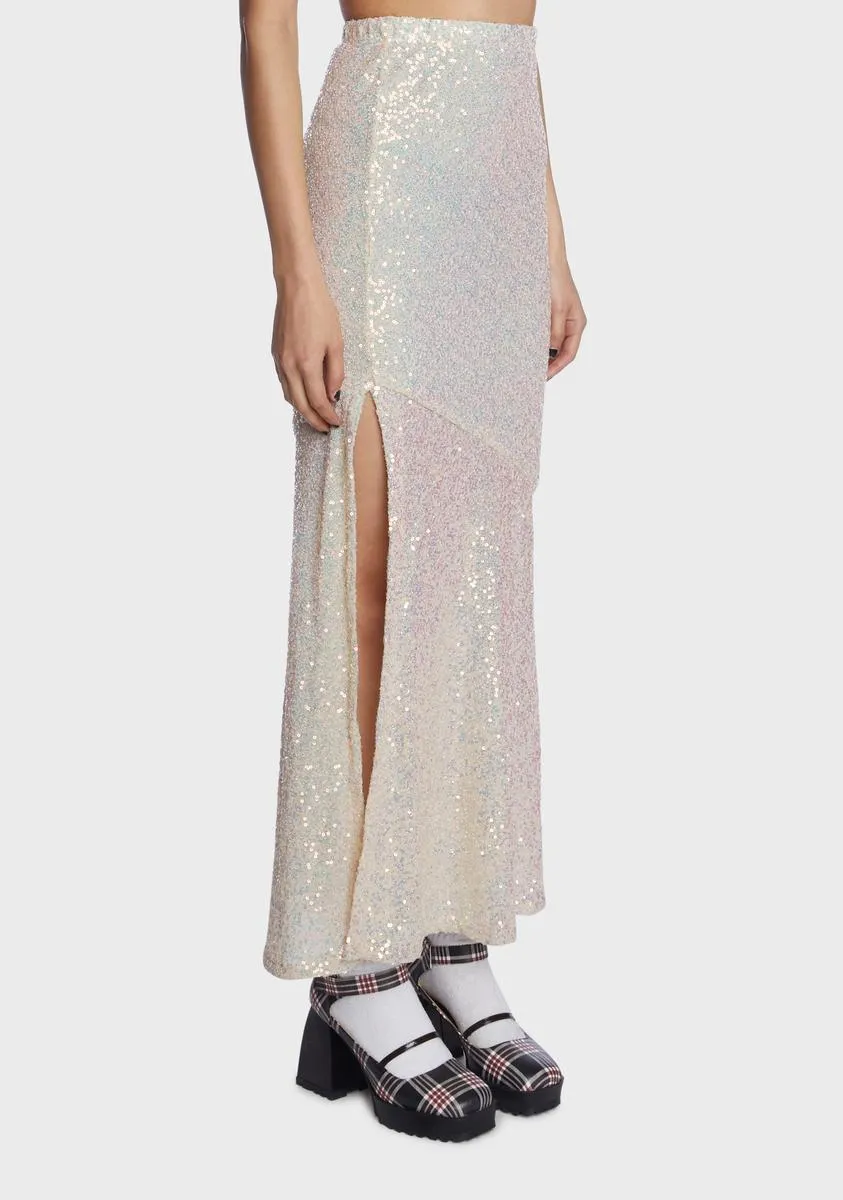 Close Your Eyes Sequin Skirt sold by Dolls Kill product image thumbnail 2